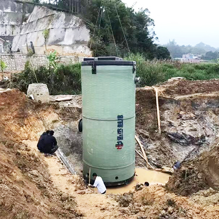 【一体化雨水泵站设计】