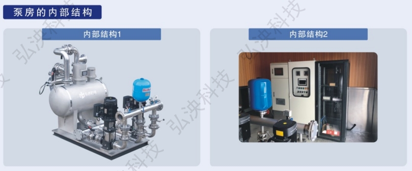 智慧泵房的内部结构图